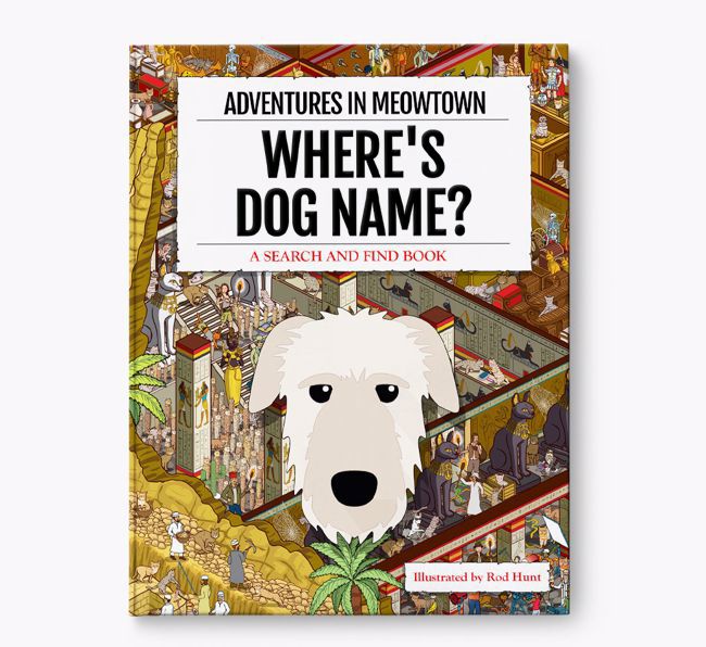 Personalised Irish Wolfhound Book: Where's Irish Wolfhound? Volume 2